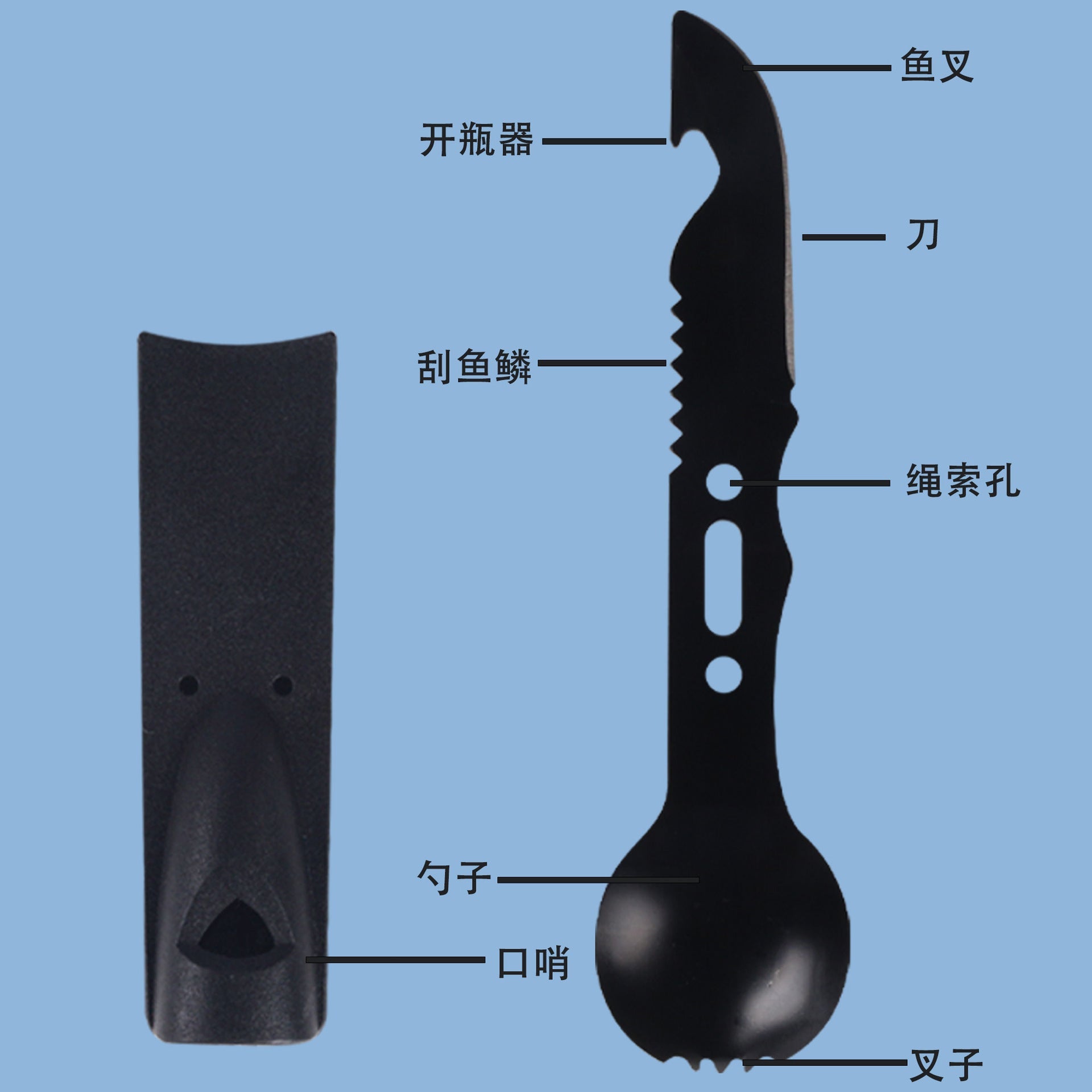 Outdoor Camping Equipment Suit Multifunctional Outdoor Survival Supplies