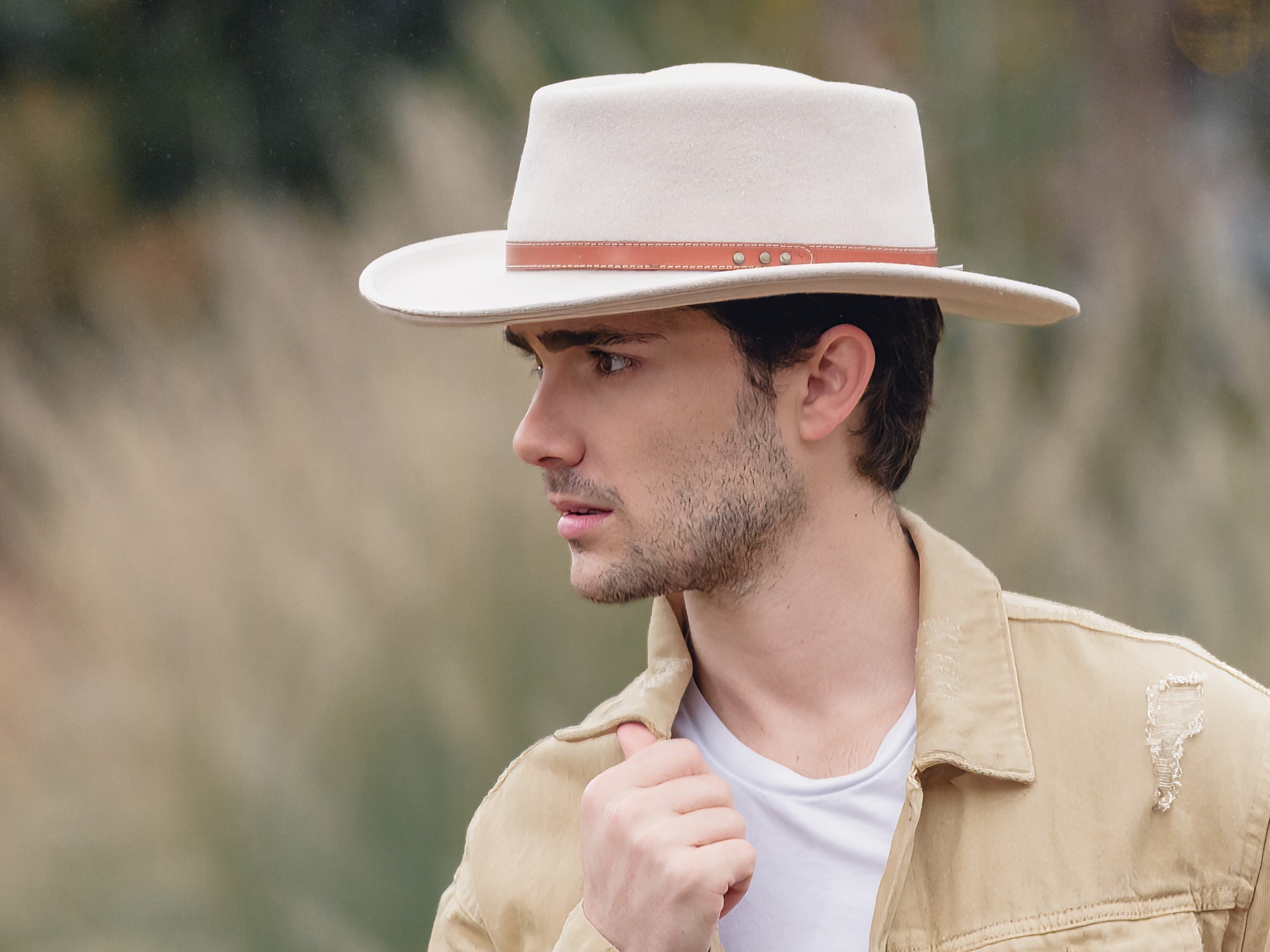 Outdoor Wool Felt Hat Merino Gambler