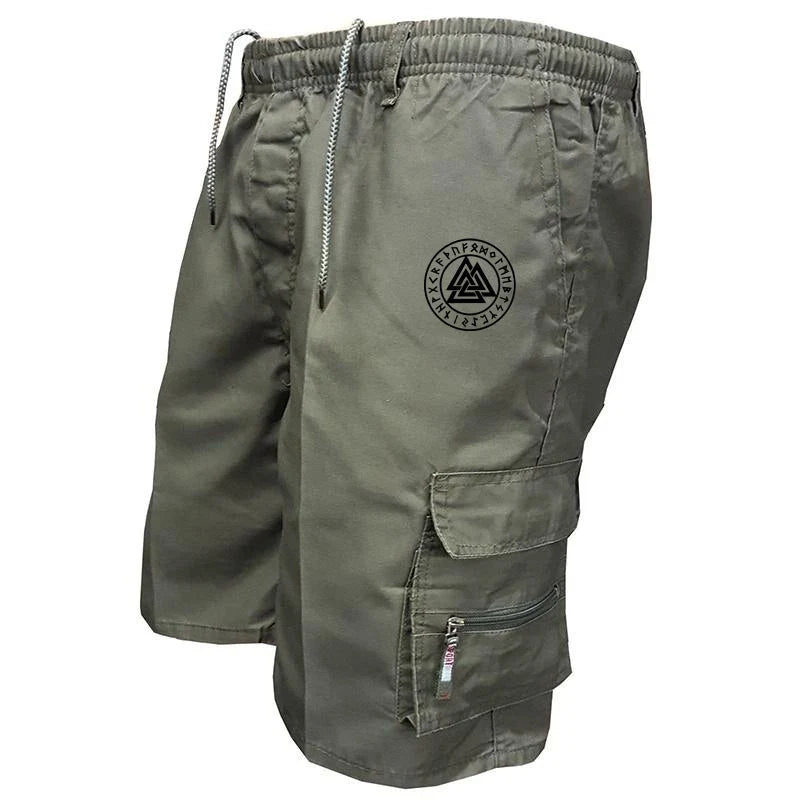 Summer Military Shorts Male Tatical Cargo Shorts Multiple Pockets Cropped Trouser Sports Hiking Five-point Pants Casual Jumpsuit