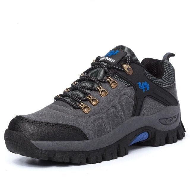 Classic Style Men's Hiking Shoes Lace-Up Sports Outdoor Jogging Hiking Climbing Shoes Mid High Top Shock-Absorbing Anti-Slip Water Resistant Work Outdoor Shoes