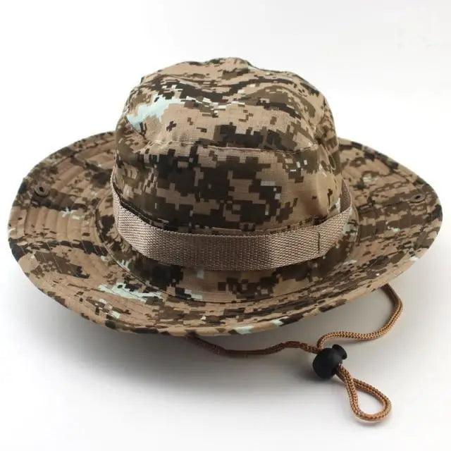 Men Adjustable Sun Hats Camouflage Tactical Cap Camo Men Outdoor Caps Sports Summer UV Protection One Size Fishing Hat Hiking Hunting Hats