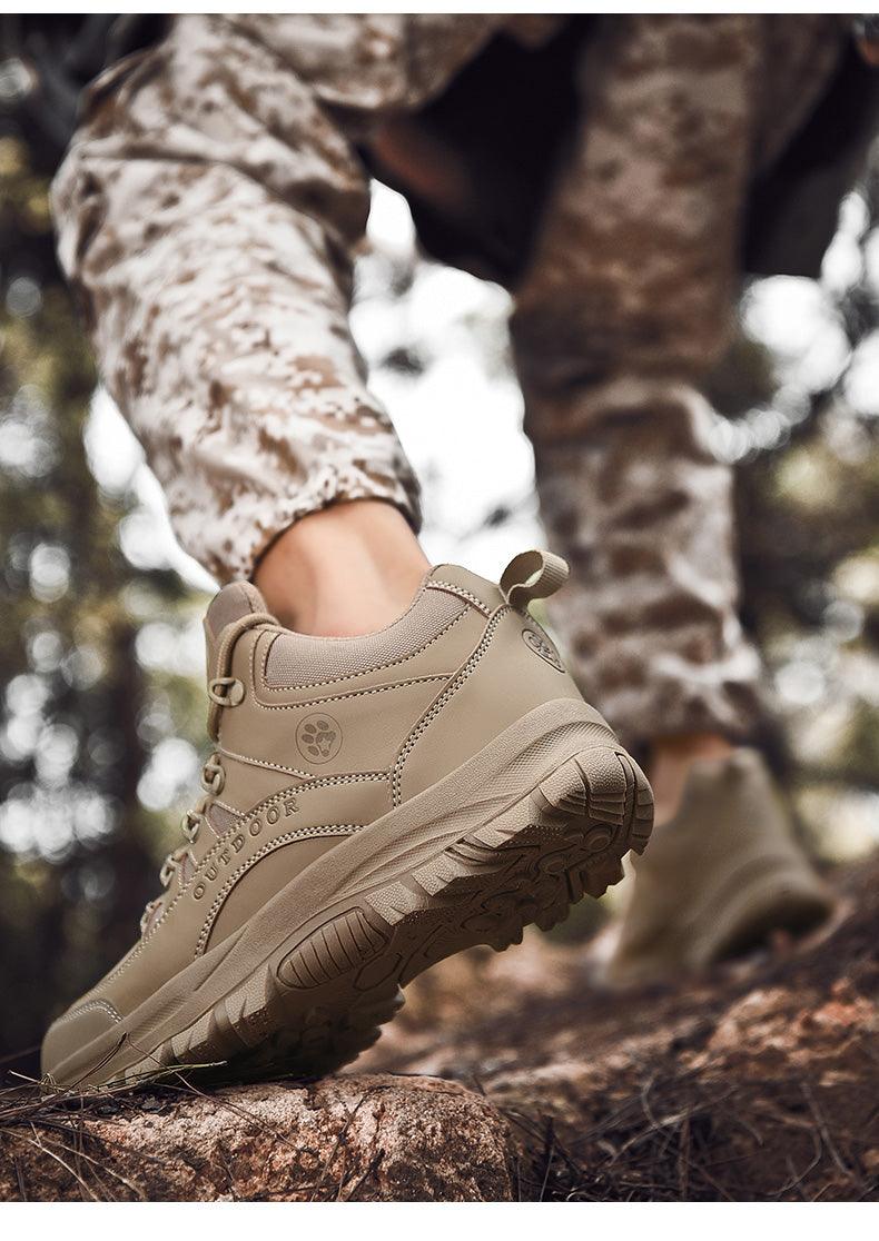 Men's Shoes Sports Outdoor Hiking Shoes Training Men's Boots Waterproof Outdoor Snow Durable Boots Winter Tactical Workout Shoes For Camping Walking
