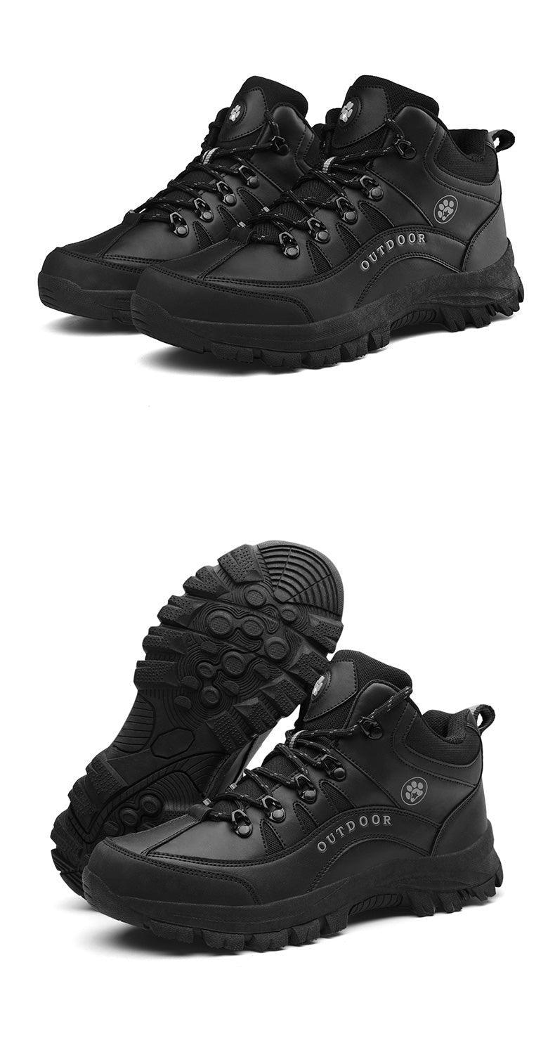 Men's Shoes Sports Outdoor Hiking Shoes Training Men's Boots Waterproof Outdoor Snow Durable Boots Winter Tactical Workout Shoes For Camping Walking