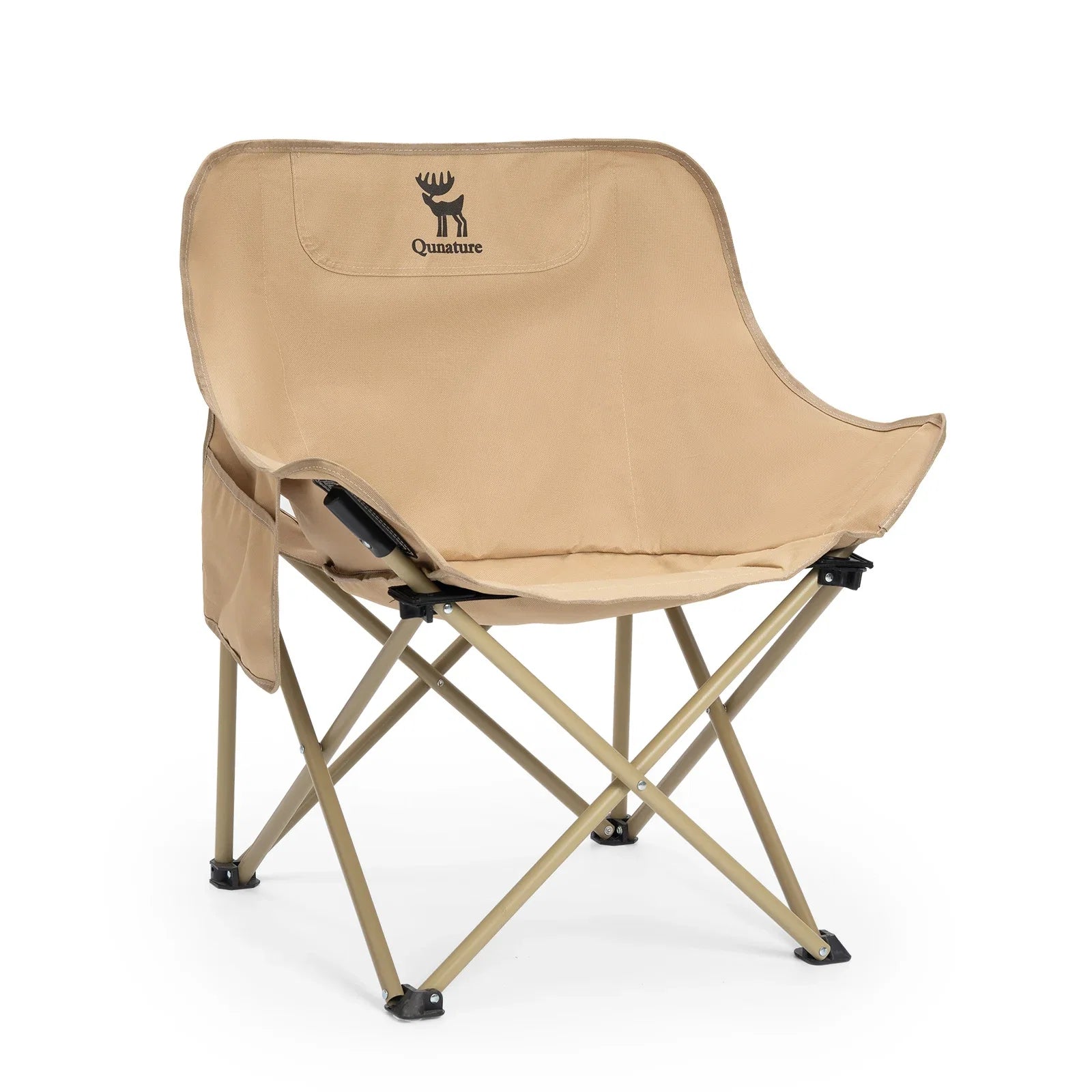 Folding Carbon Steel Camping Chair - Adult & Kids Sizes