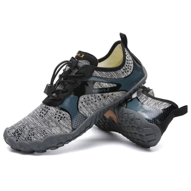 Summer Outdoor Mens Sports Water Shoes Non-Slip Beach Shoes Barefoot Upstream Shoes Quick-Dry Aqua Sock Barefoot For Beach Swim River Pool Lake Hiking Kayaking Surfing