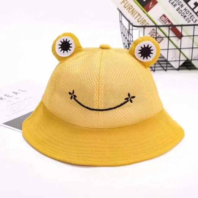 Unique Design Frog Bucket Hat for Women Summer Autumn Plain Female Panama Outdoor Hiking Beach Fishing Cap Sunscreen Woman Sunhat